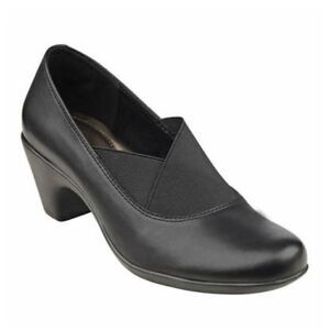 Easy Spirit Catava Comfort Leather Loafer Pumps